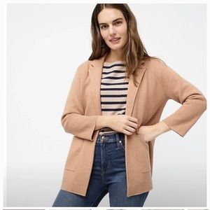 J. Crew camel merino wool Sophie blazer size 8